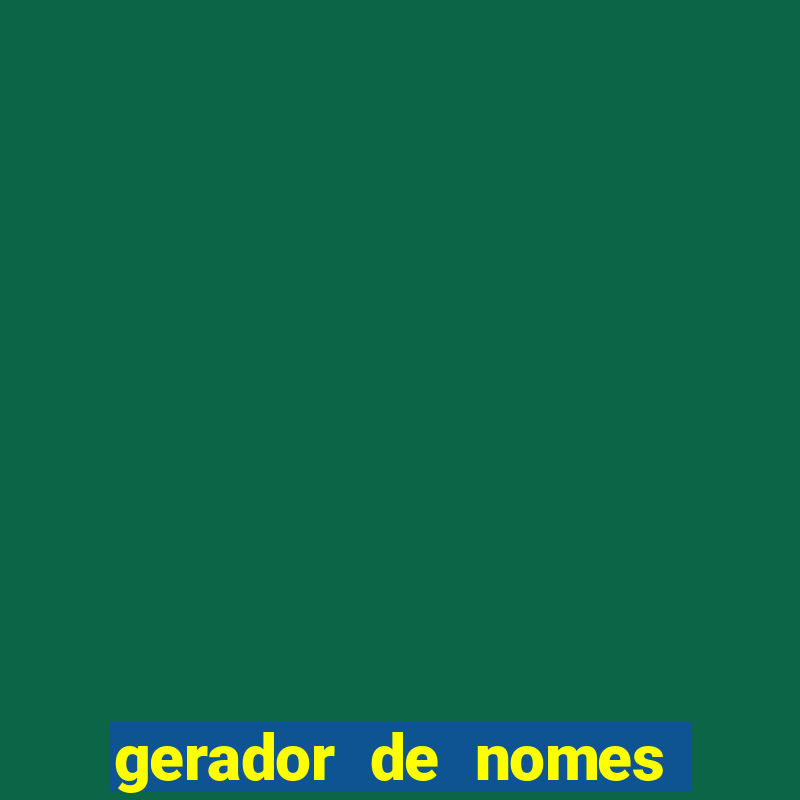 gerador de nomes de guerra